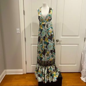 Rampage maxi dress with lace detail